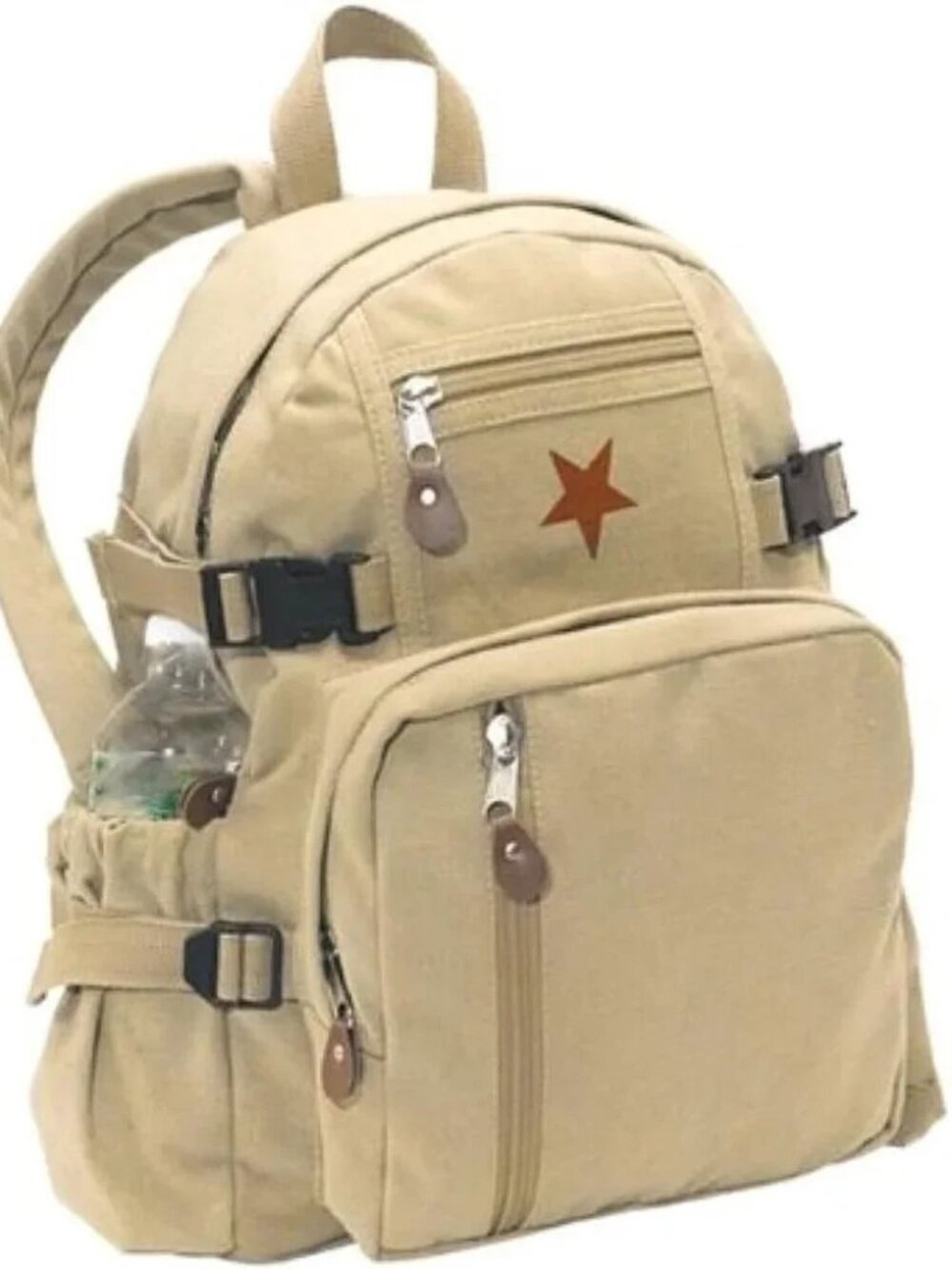 Vintage Canvas Compact Backpack